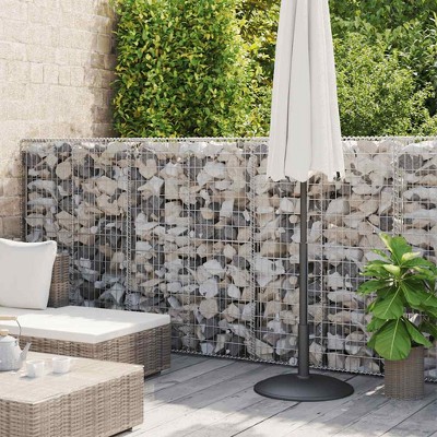 Gabion Basket Galvanized Steel 118.1"x11.8"x39.4"vidaXL