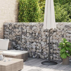 Gabion Basket Galvanized Steel 118.1"x11.8"x39.4"vidaXL - 1 of 4