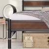 Roman Bamboo and Metal Platform Bed Frame Brown - Zinus - 2 of 4