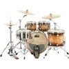 DW SSC Collector's Series 4-Piece Exotic Maple Shell Pack With 22" Bass Drum and Chrome Hardware Quick Candy Burst Mappa Burl - 3 of 4