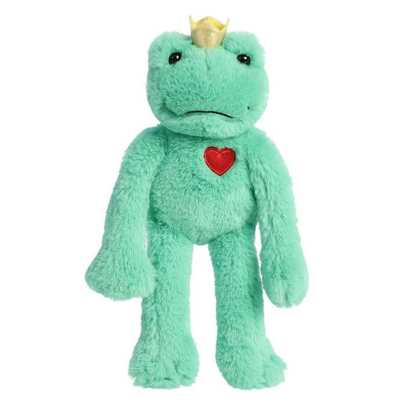 Aurora Valentines 11" Frog Prince Green Stuffed Animal, 5 of 8