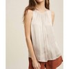 Women's Satin Sleeveless Top - WISHLIST - 2 of 4