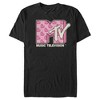 Men's MTV Valentine's Day Pink Heart Logo T-Shirt - 2 of 4