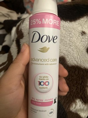 Dove Beauty Advanced Care Beauty Finish 48-hour Women's Antiperspirant &  Deodorant Dry Spray - 3.8oz : Target