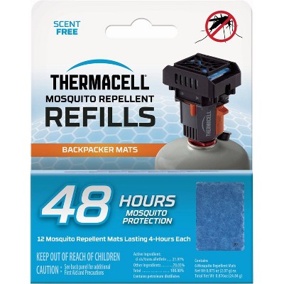 ThermaCELL  Backpacker Mosquito Repeller Mat Refills - 48 Hours