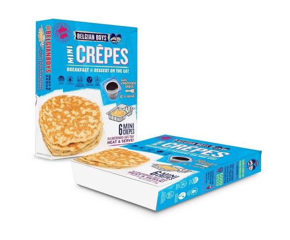 Belgian Boys On The Go! Frozen Mini Crepes - 4.6oz