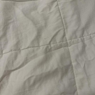 Full/queen Heavyweight Linen Blend Comforter & Sham Set White ...