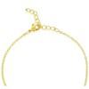 SHINE by Sterling Forever Sterling Silver Hammered Interlocking Circles Strand Bracelet - 4 of 4