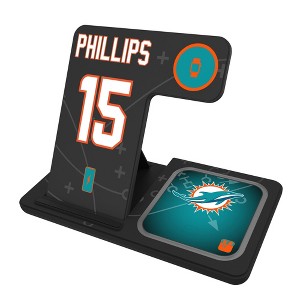 NFL Miami Dolphins Players Game Tactic 15-Watt 3 in 1 Charging Station - 1 of 4