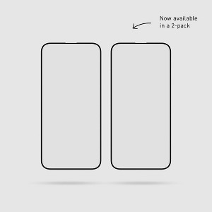 Peel - iPhone 16 Plus Glass Screen Protector [2 Pack] - 1 of 4