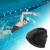 Unique Bargains Elasticity Swim Cap for Adult 5.91"x9.25" 1 Pc - 2 of 4