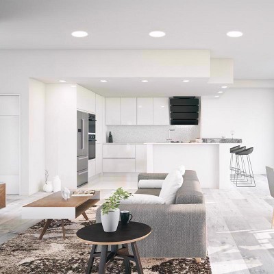 Feit 7.5 Inch White Aluminum LED Retrofit Recessed Lighting