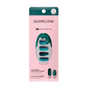 Dashing Diva Glaze Semi-Cured Gel Nail Polish Strips - 32ct - 1 of 4