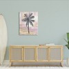 Stupell Industries Pastel Pink Palm Tree Tropical Abstract Design Canvas Art, 30" x 40" - 3 of 4