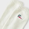 Women's Embroidered Super Soft Crew Socks - Wondershop™ 4-10 - 3 of 3