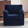 33'' Corduroy Oversized Swivel Lounge Chair with Plush Cushions, Rotatable and Perfect for Living Room, Bedroom, Office or Kids Room - 2 of 4