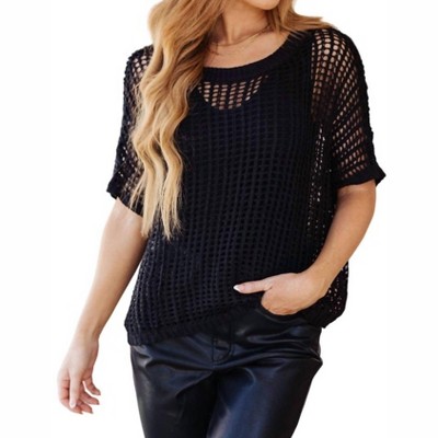 Women's Coastal Dreams Fishnet Top - One Eleven North