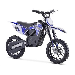 MotoTec 24v 500w Gazella Electric Dirt Bike Blue - 1 of 4