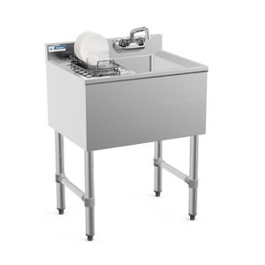 winado 1 Compartment Stainless Steel Bar Sink With Left Drainboard - 1 of 4