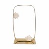 Decorative Metal Statue with Stone Detailing for Home Decor - Elegant Ornaments Perfect for Office Styling, Shelf, and Office Decor - 2 of 4