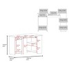 47.2" L-Shaped Computer Desk with Drawer and Storage Shelves, Modern Corner Workstation for Home Office -3irtyhousy - 4 of 4