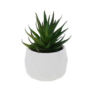Unique Bargains Fake Succulent Plant for Office Desk Bathroom Kitchen Decor - 1 of 4