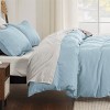 3 pieces Duvet Cover Soft Double Brushed Bedding Set for Kids & Adults Zipper Closure - 4 of 4