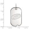 Black Bow Jewelry Sterling Silver Carolina Hurricanes NHL Pendant - 2 of 3