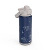 Zak Designs Antimicrobial 20oz Stainless Steel Double Wall Vacuum Beacon Bottle - 3 of 4