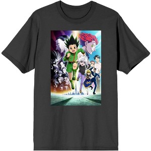 Hunter X Hunter Group Art Men's Charcoal Tshirt - 1 of 2