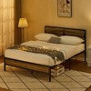 VECELO Bed Frame with Wooden Headboard, Heavy-Duty Platform Bed - 4 of 4