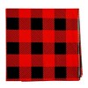 Blue Panda 3 Pack Red and Black Plastic Tablecloth for Kids Buffalo Birthday, Lumberjack Party Decorations, 54 x 108 In - 4 of 4