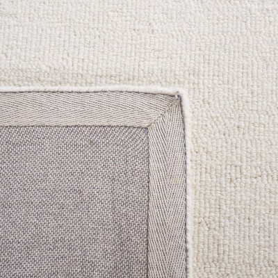Ivory Hand-Tufted Wool 4' x 6' Rectangular Area Rug