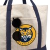 Quinnipiac University Canvas Tote Bag With External Pocket, Reusable Shoulder Bag for Shopping, School, Beach - 2 of 4