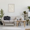Stupell Industries Linen and Lines Abstract Framed Giclee Art - 2 of 4
