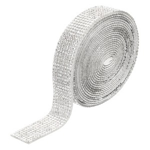 Unique Bargains Self-Adhesive Crafts Decorations Crystal Rhinestone Diamond Ribbons - 1 of 4