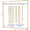 8.2 x 8.2 FT Square Backdrop Stand, Wedding Arch & Balloon Arch Stand with Base, Frame for Wedding, Birthday, Baby Shower, and Ceremony Decor - 2 of 4