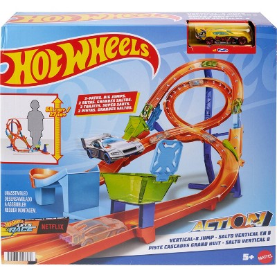 Hot Wheels Action Vertical-8 Jump Track Set