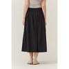 Women's Smocked Waist Midi Skirt - GRADE & GATHER - 2 of 3