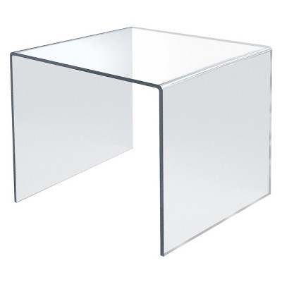 Clear Glossy Acrylic Square Display Riser Set