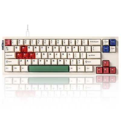 MaseiKar RT68 Gaming Keyboard,Hall Effect Magnetic Switch,RGB Backlit ,Gasket Mount Hot Swap Struture,Adjustable Actuation TKL