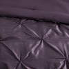 Sapphtopaz 7 Piece Comforter Set Elegant Bedding Comforter Sets Solid Color Reversible Tufted Bedding Set with Throw Pillows - 4 of 4