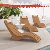Arceso Pool Lounge Chairs - Anti-Floating HDPS Design for Pools & Backyard Sun Decks, Weighted Pool Chairs and Lounges , Includes Headrest - 2 of 4