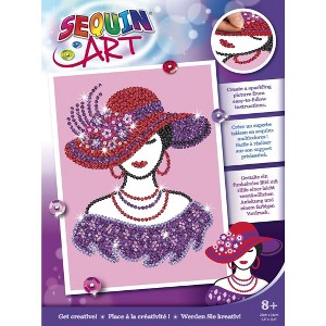 Sequin Art RED HATTER DIY Design and Art Kit - 1 of 1