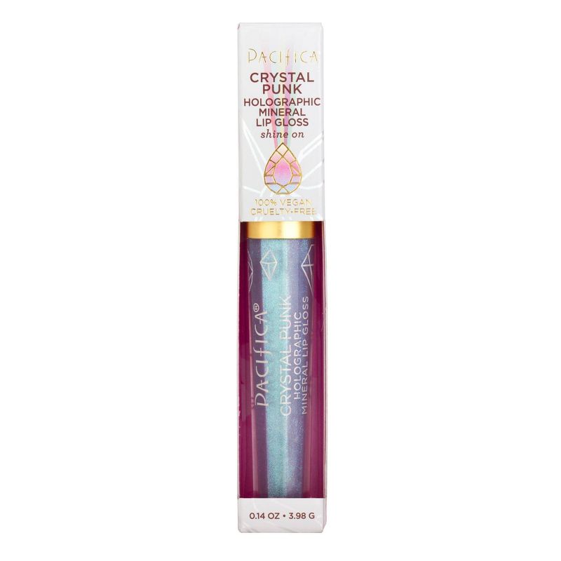 Pacifica Crystal Punk Holographic Mineral Lip Gloss Cosmos - 0.14oz, 5 of 6
