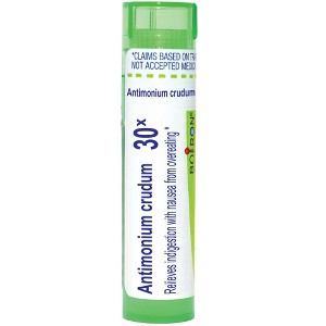 Antimonium Crudum 30X by Boiron Homeopathic Single Medicine For Digestive  -  80 Pellet - 1 of 3