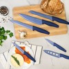Granitestone Nutriblade 6 Piece Blue Stainless Steel Knives with Easy Grip Handle - 3 of 3