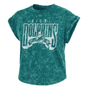NFL Miami Dolphins Women's Short Sleeve Fashion T-Shirt - XXL : Target
