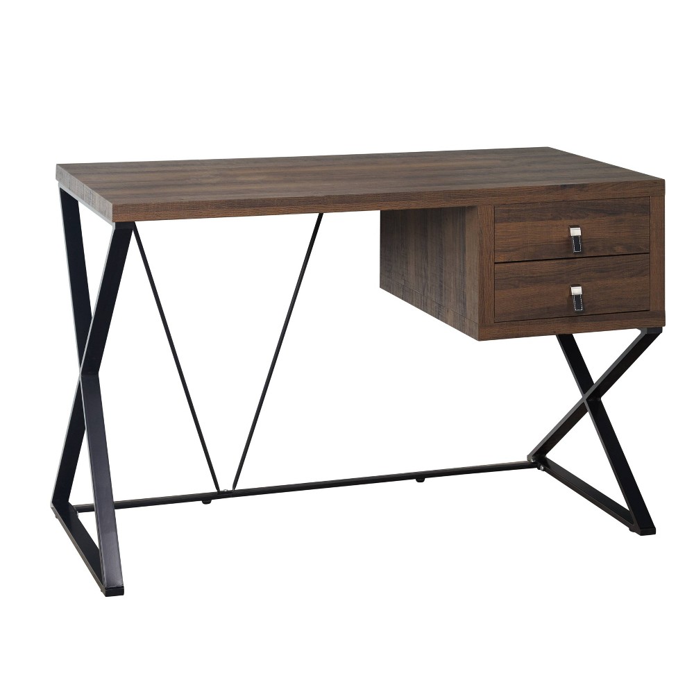 Photos - Office Desk Amara Desk Brown - Buylateral