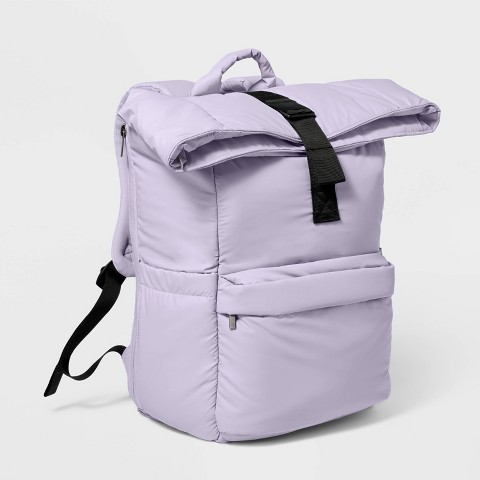 Рюкзаки Open Story Puffer 16" Backpack Thistle - Open Story™: Laptop Bag, Water-Resistant, Recycled Polyester